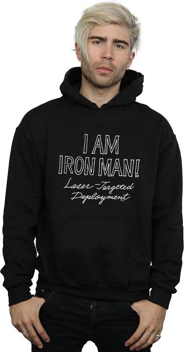Immagine prodotto I Am Iron Man Felpa con Cappuccio Uomo (XXL)