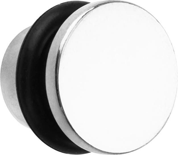 Image du produit Star Piercing Plug à tête plate argenté (sans laiton, Acier chirurgical 316L)