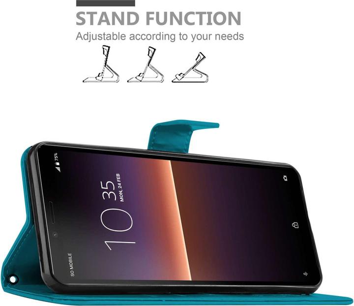 Produktbild Cadorabo Hülle für Samsung Galaxy A80 / A90 4G mit Blumen Muster (Samsung Galaxy A80)
