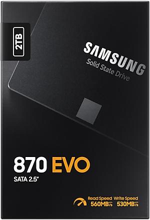 Actual product image Samsung 870 EVO (2000 GB, 2.5")