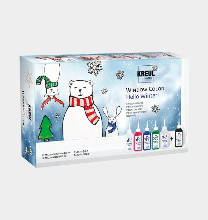 Image du produit Kreul Set Window Color "Hello Winter (Multicolore, 480 ml)