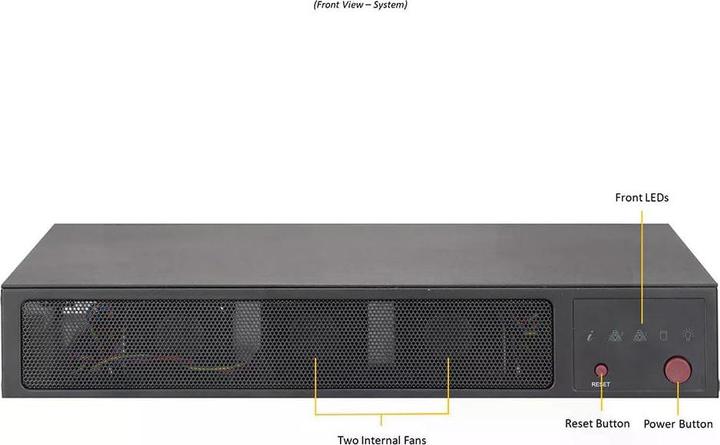Produktbild Supermicro Barebone IoT SuperServer 1U Intel Xeon D-1736NT (8C/16T) 2,7 GHz SYS-E300-12D-8CN6P