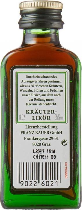 Image du produit Jägermeister Distributeur automatique de liqueur aux herbes DUPLIKAT (60 x 2 cl)