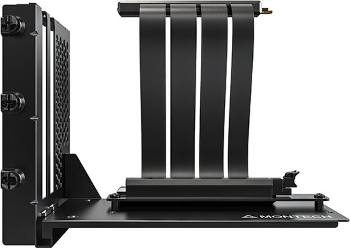Produktbild Montech Vertikales GPU Mounting Kit, PCIe 4.0 Riser-Kabel (schwarz, 20cm)