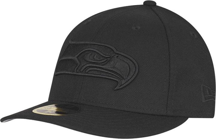 Actual product image New Era 59Fifty LOW PROFILE Cap - Seattle Seahawks noir (7 1/8)