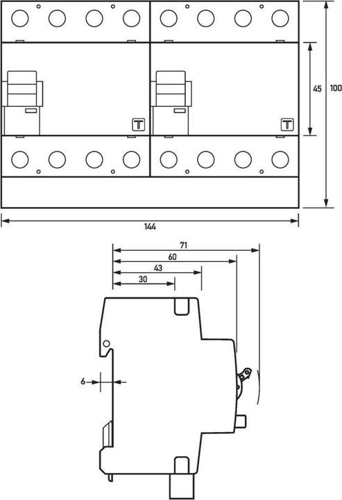 Immagine prodotto Doepke DOEP DFS4 040-4/0,03-A TWIN Interruttore automatico per correnti di guasto
