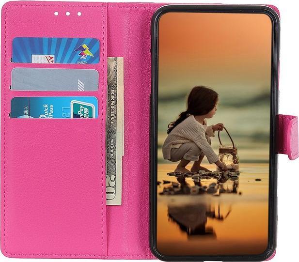 Produktbild MU Classic Litchi Leder Bookcover Series (Huawei P40 Lite E)