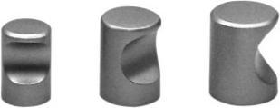 Actual product image Grimme Knob Alasco ø 15 mm, depth 24 mm, natural anodised aluminium