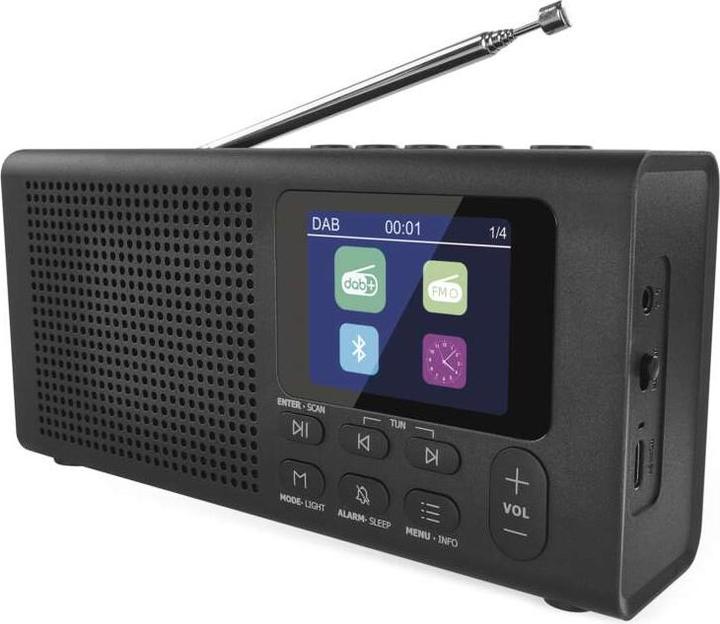 Produktbild Emos Dab Fm Bluetooth Radio P-600b Black (DAB, FM, DAB+, Bluetooth)