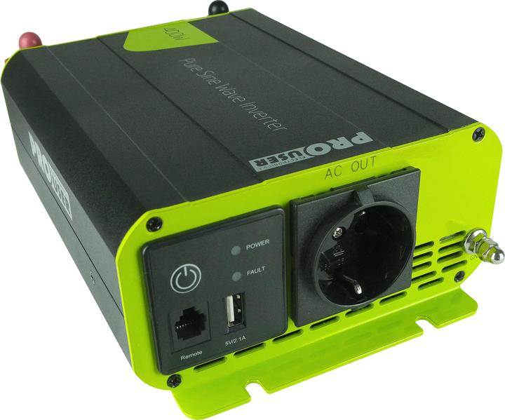 Actual product image ProUser Voltage converter PRO USER PSI400, 16483 DC/AC, 12V to 230V, 400W