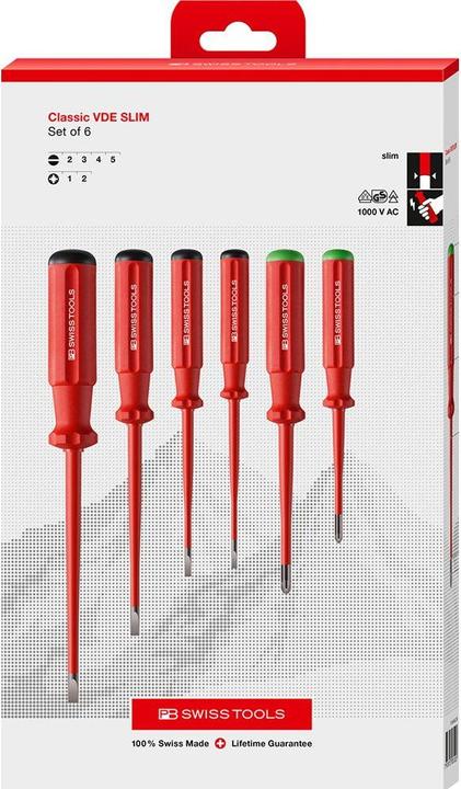 PB Swiss Tools Schraubenziehersätze (Schlitzschrauben, Phillipps-Kreuzschlitz (PH))