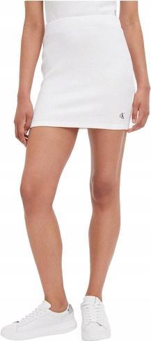 Calvin Klein Slub Rib Minirock für Damen