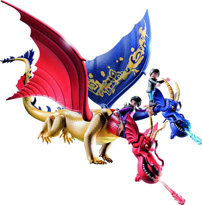 Actual product image Playmobil The Nine Realms - Wu & Wei with Jun (71080, Playmobil Dragons)
