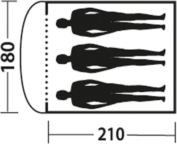 Produktbild Easy Camp Pavonis 300 Tent (Kuppelzelt, 3.60 kg, 4 Personen)