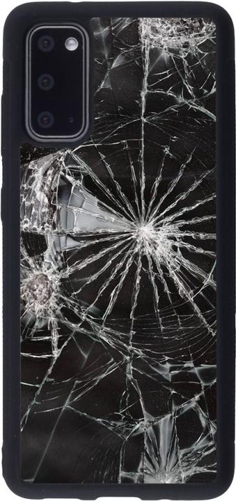 Image du produit PhoneLook Coque Silicone rigide noir Broken Screen (Samsung Galaxy S20)