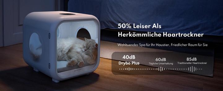 Immagine prodotto HomeRunPet Asciugatrice per animali domestici Drybo Plus PD50 (Gatto, Cane)
