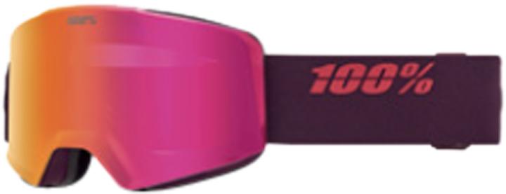 Actual product image 100% NORG HiPER Goggle Deep Cherry