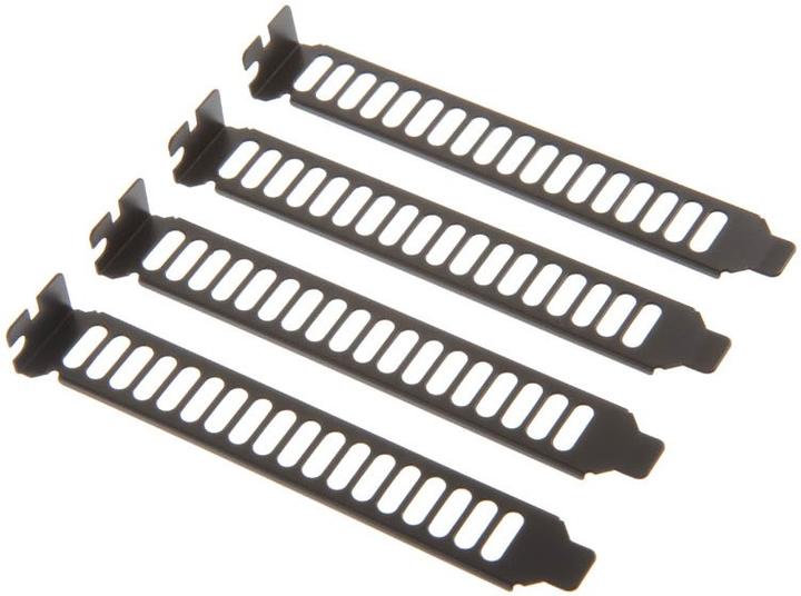 Silverstone SST-Aeroslots-B PCI slot covers - zwart 4 stuks.