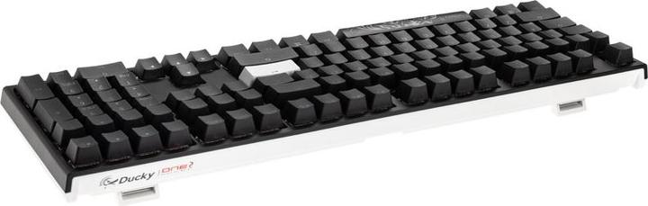 Actual product image Ducky ONE 2 Backlit PBT Gaming Keyboard, MX-Blue, RGB LED - black (US) (US, Cable)