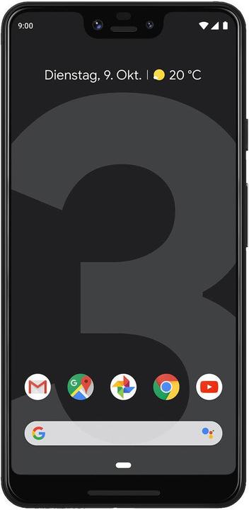 Actual product image Google Pixel 3 XL (64 GB, Just Black, 6.30", Single SIM, 12.20 Mpx, 4G)