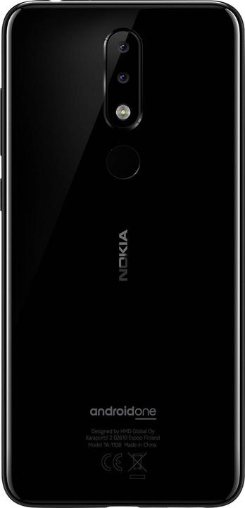 Produktbild Nokia 5.1 Plus (32 GB, Schwarz, 5.86", Hybrid Dual SIM, 13 Mpx, 4G)