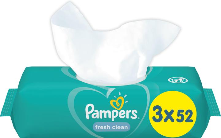 Actual product image Pampers Fresh Clean (156 Piece)