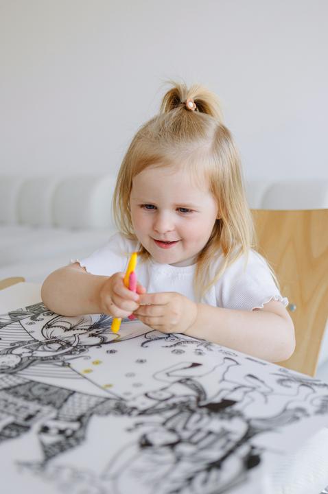 Immagine prodotto Funny Mat Tappeto da colorare lavabile Il principe e la principessa (48 x 33,5 cm)