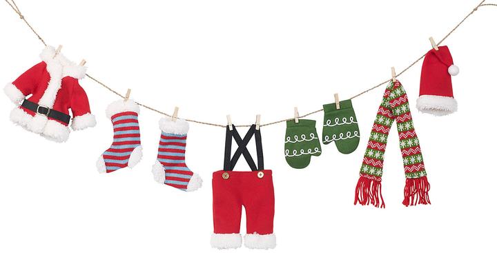 Produktbild Infactory Weihnachtsmann-Wäscheleine