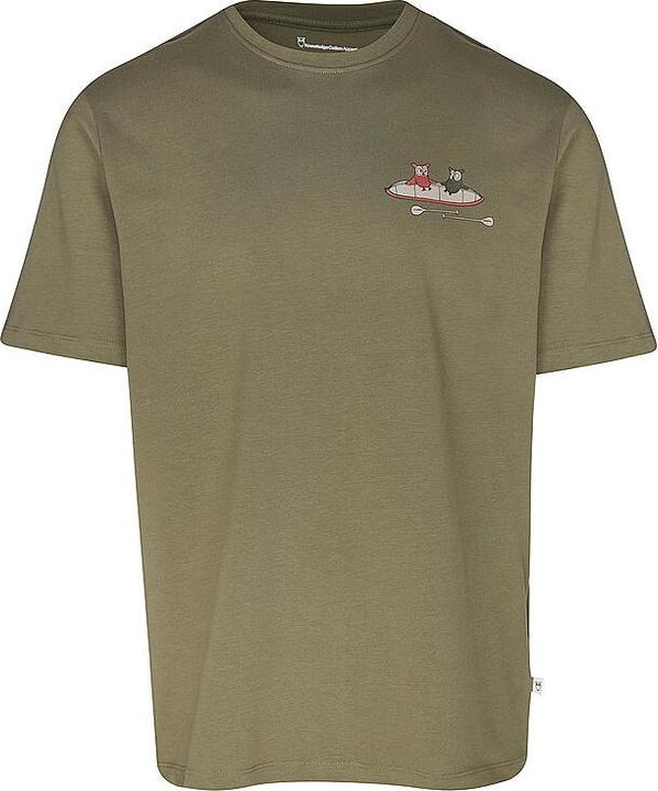 KnowledgeCotton Apparel Regular S/S Heavy Single Printed (S)