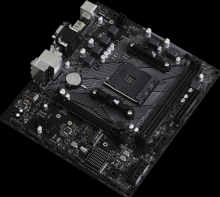 Actual product image AsRock B550M-HDV (AM4, AMD B550, mATX)