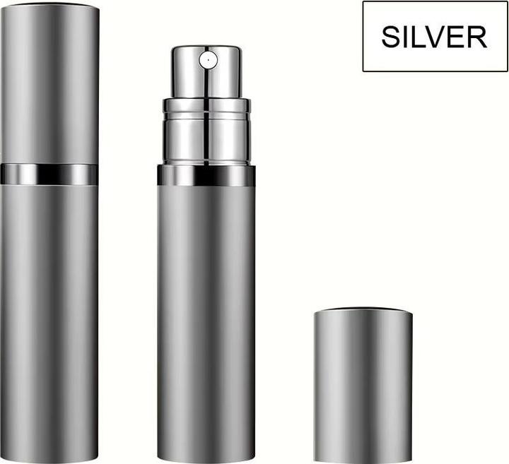 Swissdetector 2 Nachfüllbare Parfümzerstäuber - 10 Ml - Silber (10 ml)