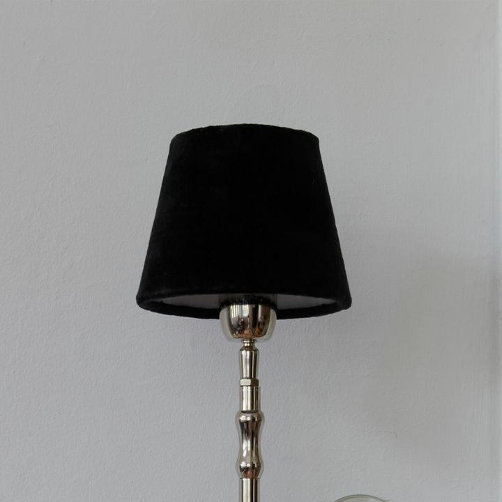 Actual product image Loberon Lampshade Mitters velvet black