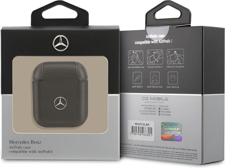 Produktbild Mercedes-Benz MEA2CSLBK AirPods cover czarny/black Electronic Line (Kopfhörer Hülle)
