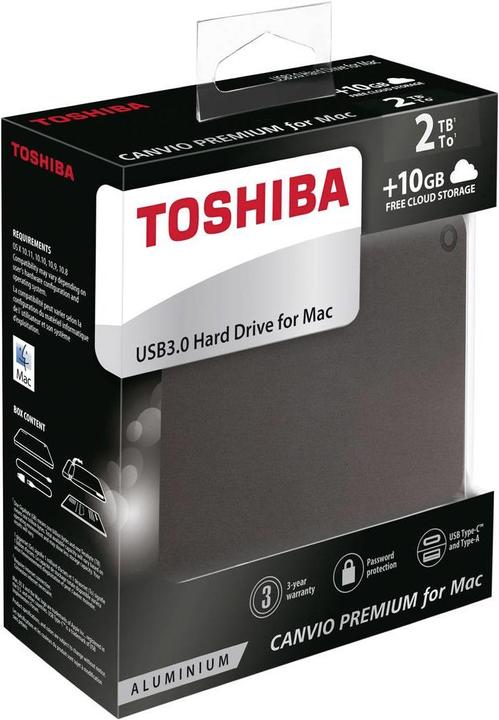 Produktbild Toshiba Canvio Premium - Festplatten für Mac (2 TB)