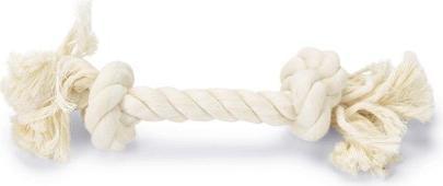 Productafbeelding Beeztees Bz Katoenen Touw Wit 2 Knopen (Kauwspeeltje voor honden)
