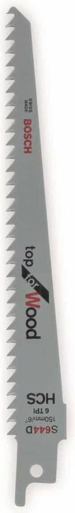 Produktbild Bosch Zubehör Säbelsägeblatt HCS, S 644 D Top for Wood