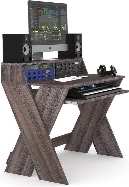 Actual product image Glorious DJ Booth Sound Desk Compact Walnut