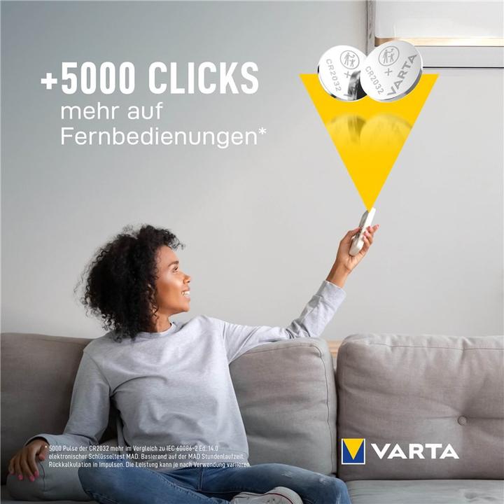 Produktbild Varta Cr2032 (5 Stk., CR2032, 230 mAh)