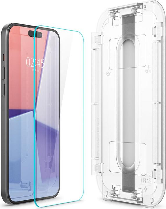 Produktbild Spigen Glas.TR EZ Fit (2 Stück, Apple iPhone 15)
