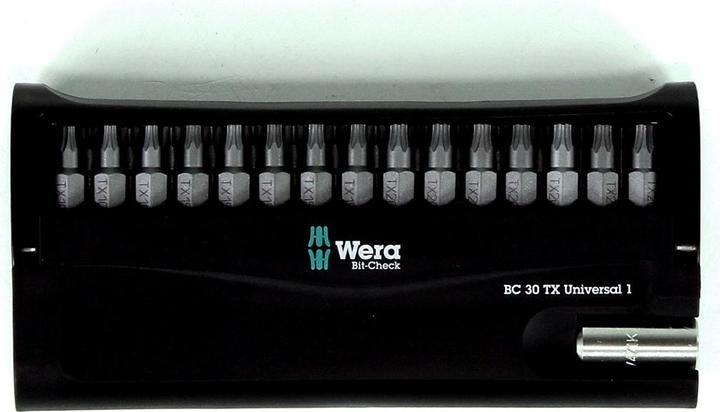 Produktbild Wera Bit-Check 30 TX Universal 1 (Innensechsrund TX M10, Innensechsrund TX M15, Innensechsrund TX M20, Innensechsrund TX M30, Innensechsrund TX M25, Innensechsrund TX M40)