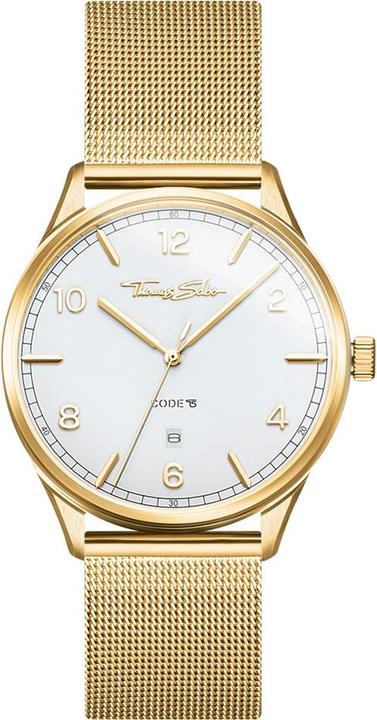 Actual product image Thomas Sabo Code TS Yellow Gold (Analogue wristwatch, 40 mm)