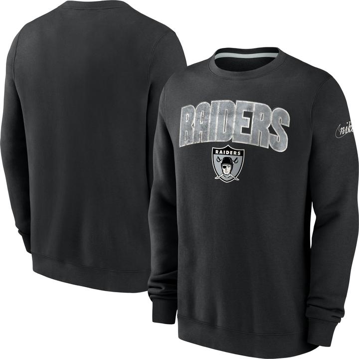 Produktbild Nike Las Vegas Raiders Rewind Club Crew Fleece L (L)
