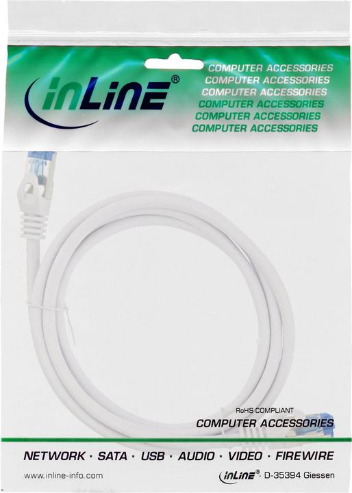 Actual product image InLine Patch cable RJ-45 (M) to RJ-45 (M) (S/FTP, CAT6a, 25 m)