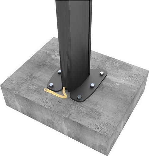 Actual product image Multibrackets Bodenständer 1x, 55"-86", Stahl/Aluminium (86", 80 kg)