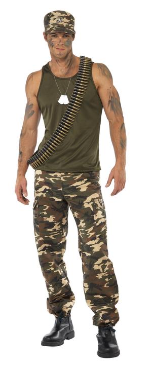 Immagine prodotto Smiffys Esercito - mimetico cachi (L)