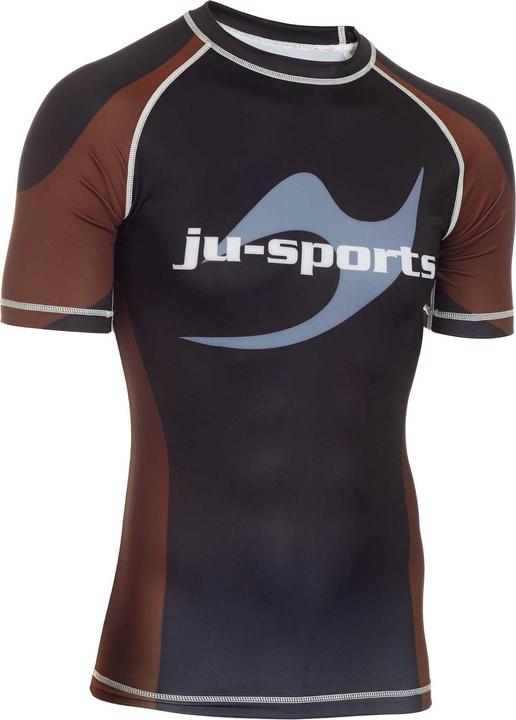 Ju-Sports Rank Rashguard Pro kurzarm braun