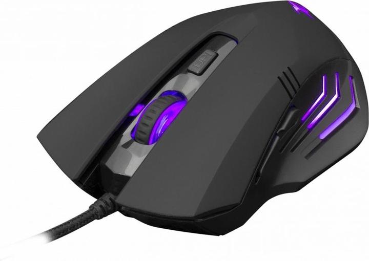 Actual product image White Shark Gaming mouse Hannibal 2, with backlight, 6 buttons, Black (Cable)