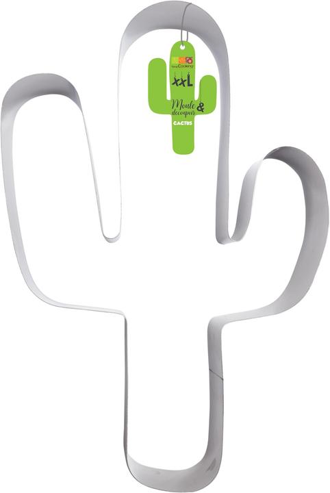 Produktbild ScrapCooking Edelstahlbackform/Ausstechform XXL "Kaktus", 21.3x35.5 cm