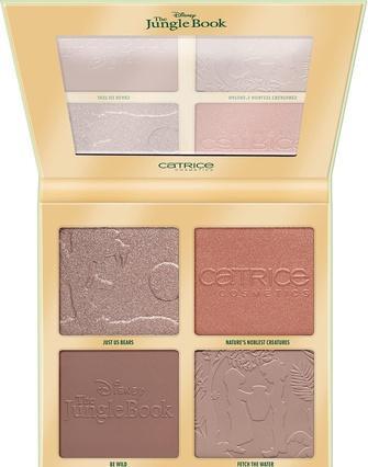 Produktbild Catrice Disney The Jungle Book Face Palette Contouring Palette 020 Multicolor 4 Farben Defining Natu (020 Wild About You, 22 g)