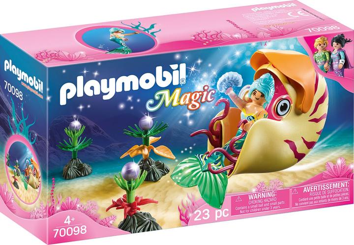 Playmobil Mermaid with snail gondola (70098, Playmobil Magic)